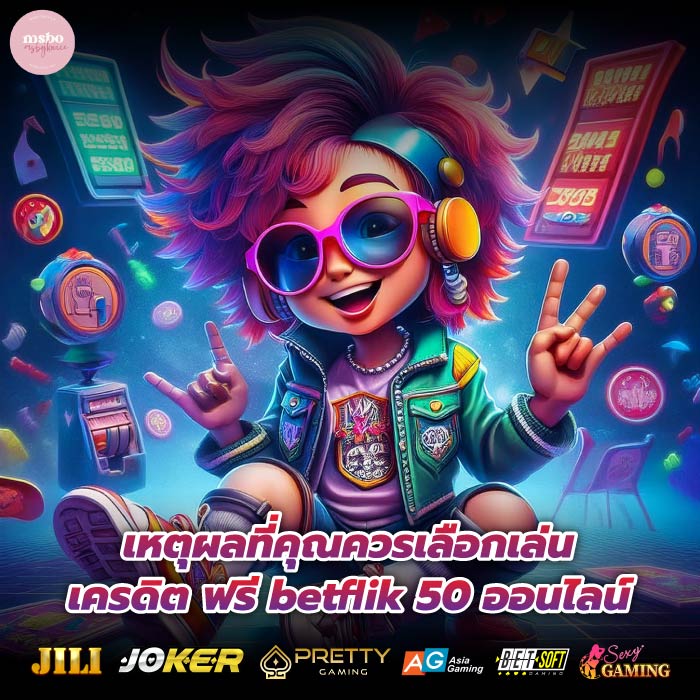 เหตุผลที่คุณควรเลือกเล่น เครดิต ฟรี betflik 50 ออนไลน์